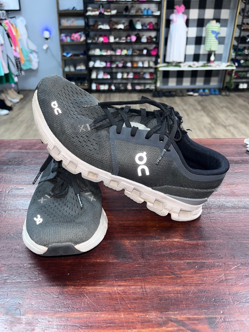 BLACK ON CLOUD SNEAKERS (WORN CONDITION), SHOES 9 MEN