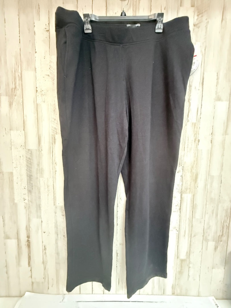 BLACK ZELOS NEW LOUNGE PANT, LADIES 3X