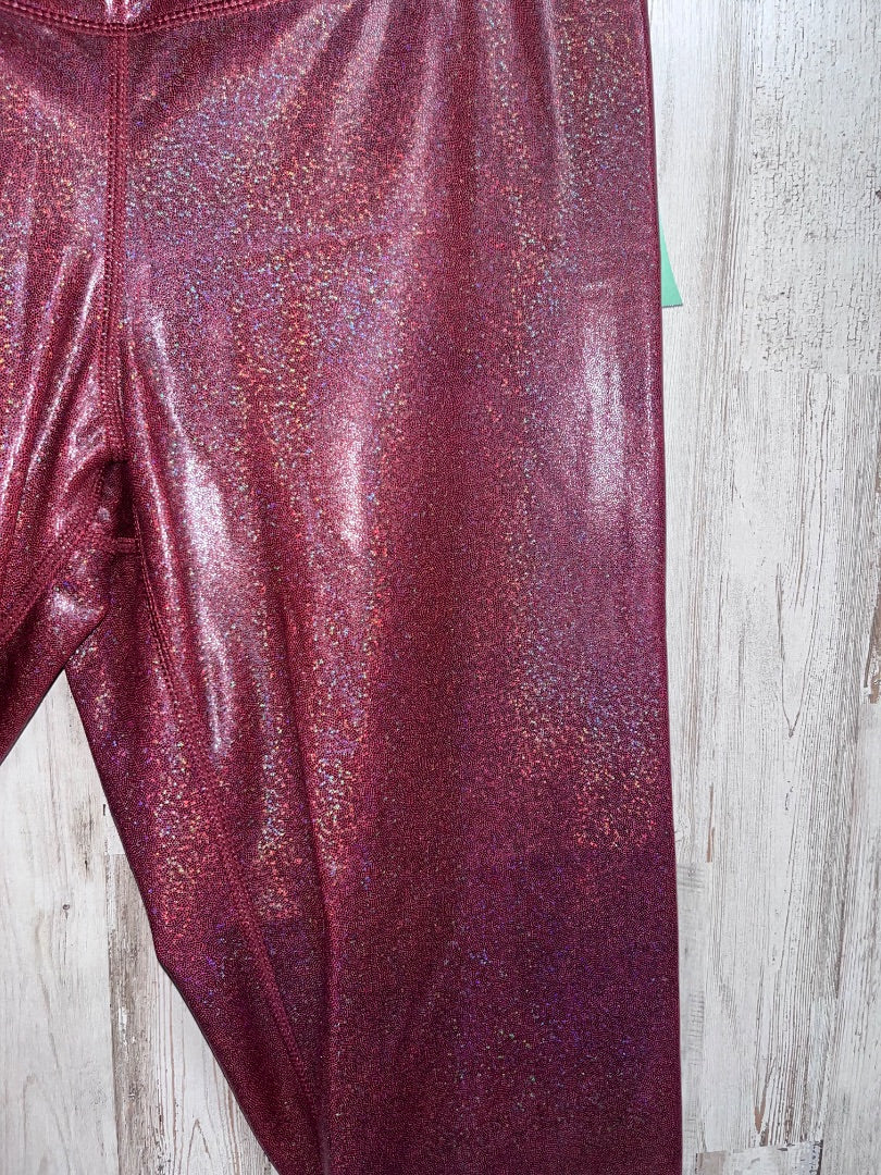 MAROON MONO B SHIMMER LEGGINGS, LADIES M