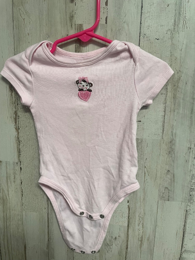 PINK LITTLE ME MONKEY ONESIE, GIRL 9M