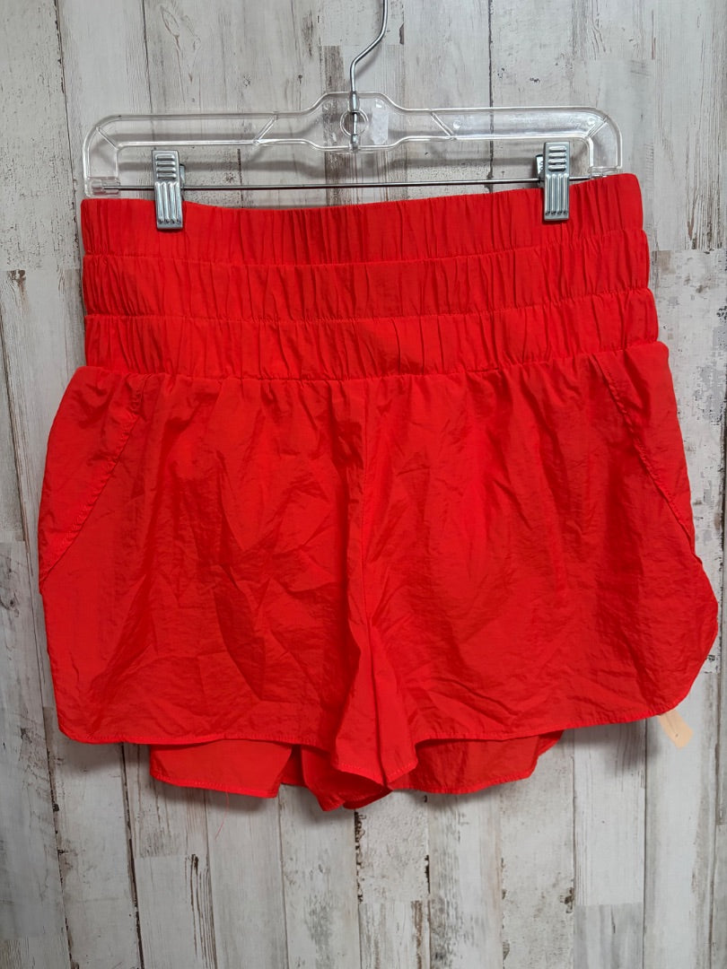 ORANGE TCEC HI WAIST SHORTS, LADIES L
