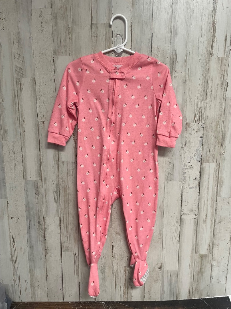 PINK CARTERS FLORAL SLEEPER, GIRL 18M