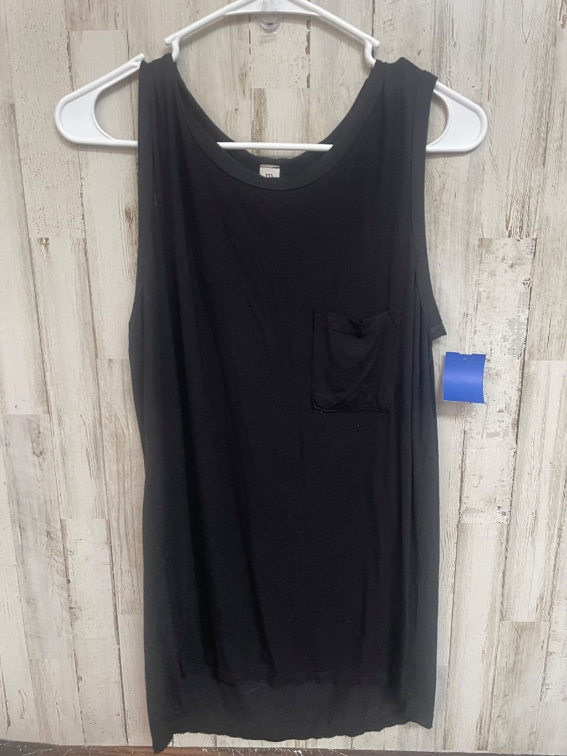 BLACK MTS POCKET TANK, LADIES S