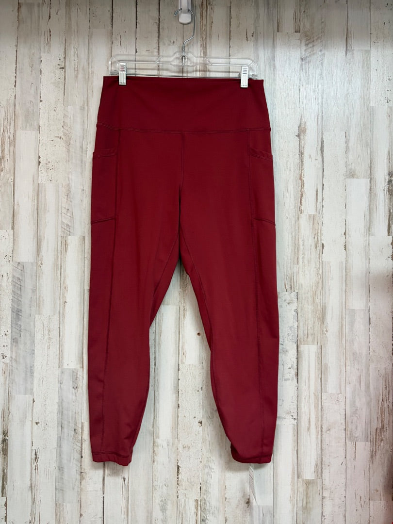 MAROON LEGGINGS, LADIES 2X