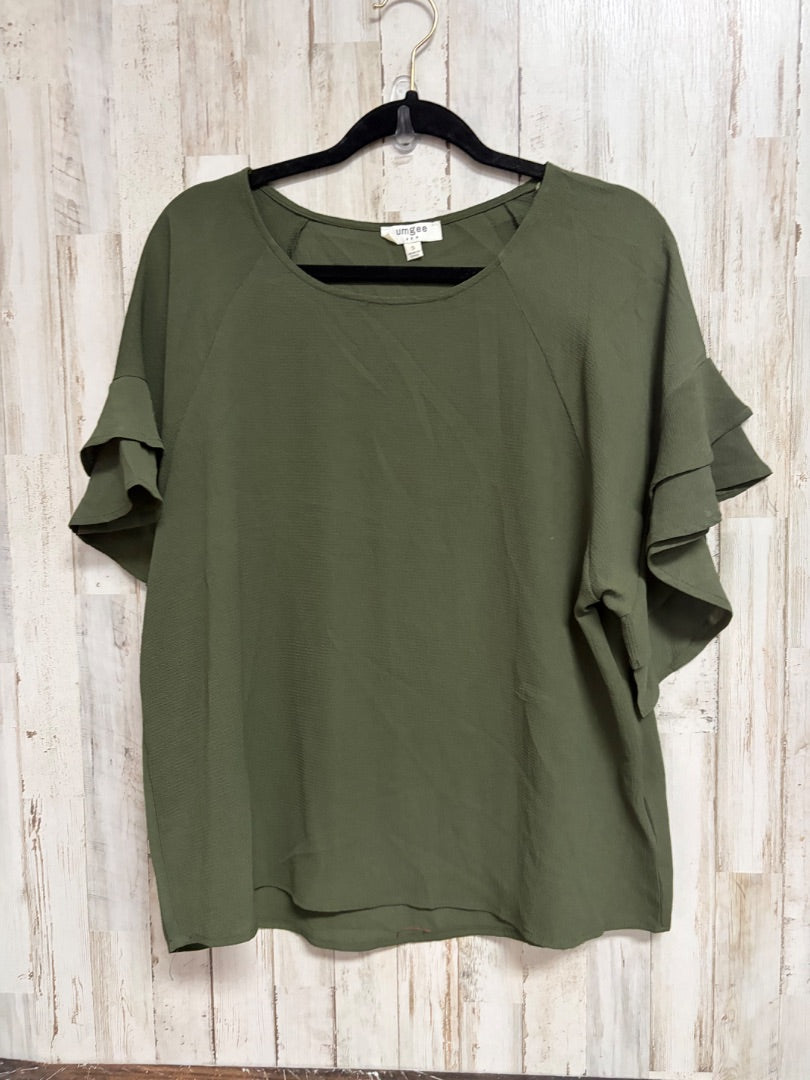 OLIVE UMGEE RUFFLE SLEEVE TOP, LADIES S