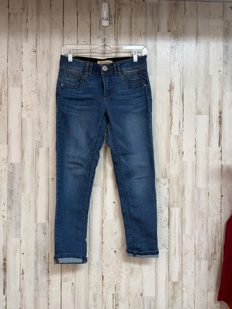 DENIM DEMOCRACY SZ2 CUFF JEANS, LADIES S