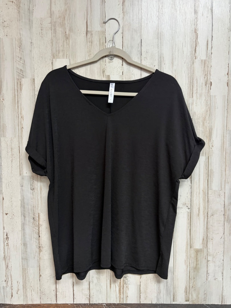 BLACK DEAR SCARLETT FLOWY CUFF SLEEVE BLOUSE, LADIES M