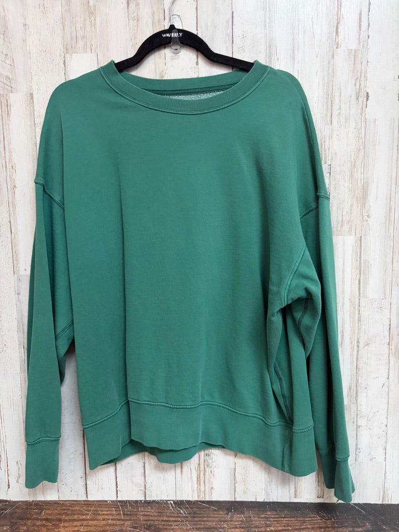 GREEN AMERICAN EAGLE COTTON SWEATSHIRT, LADIES L