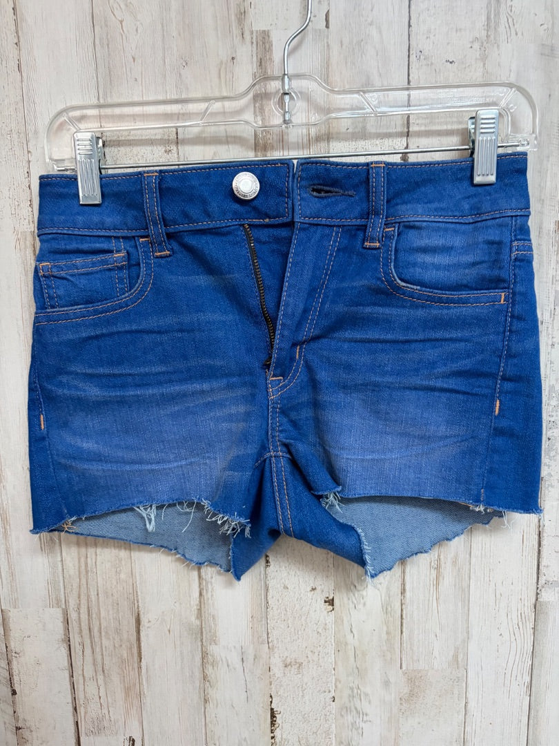 DENIM AMERICAN EAGLE SZ0 FRAY SHORTS, LADIES XS
