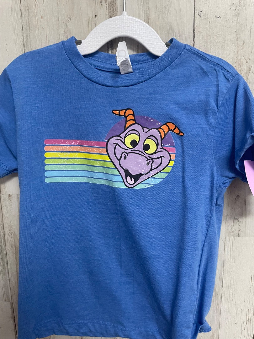 BLUE CIRCLE DRAGON STRIPE TEE, BOY 5