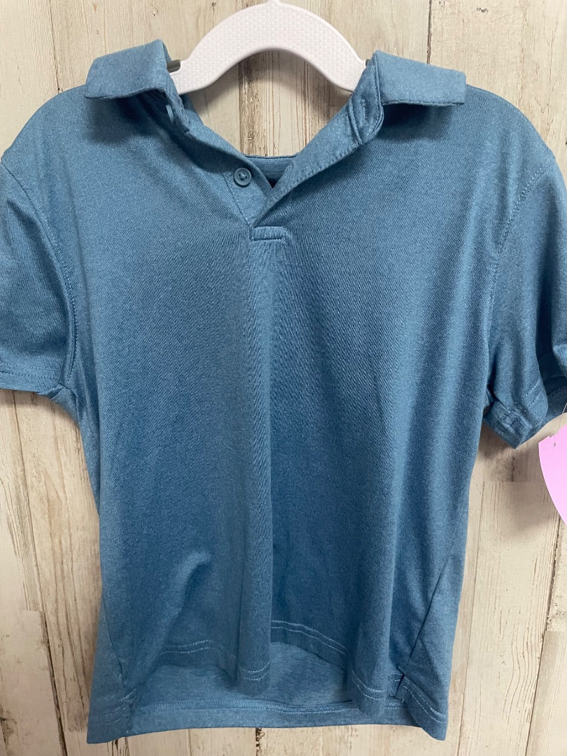 HEATHER BLUE OLD NAVY POLO, BOY 5