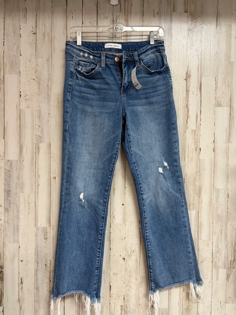 DENIM FLYING MONKEY SZ27 FRAY JEANS, LADIES S