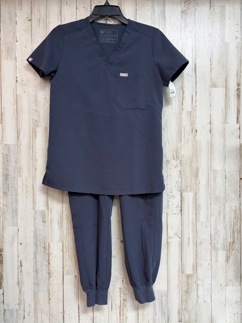 GREY FIGS 2PC SCRUB SET, LADIES XXS