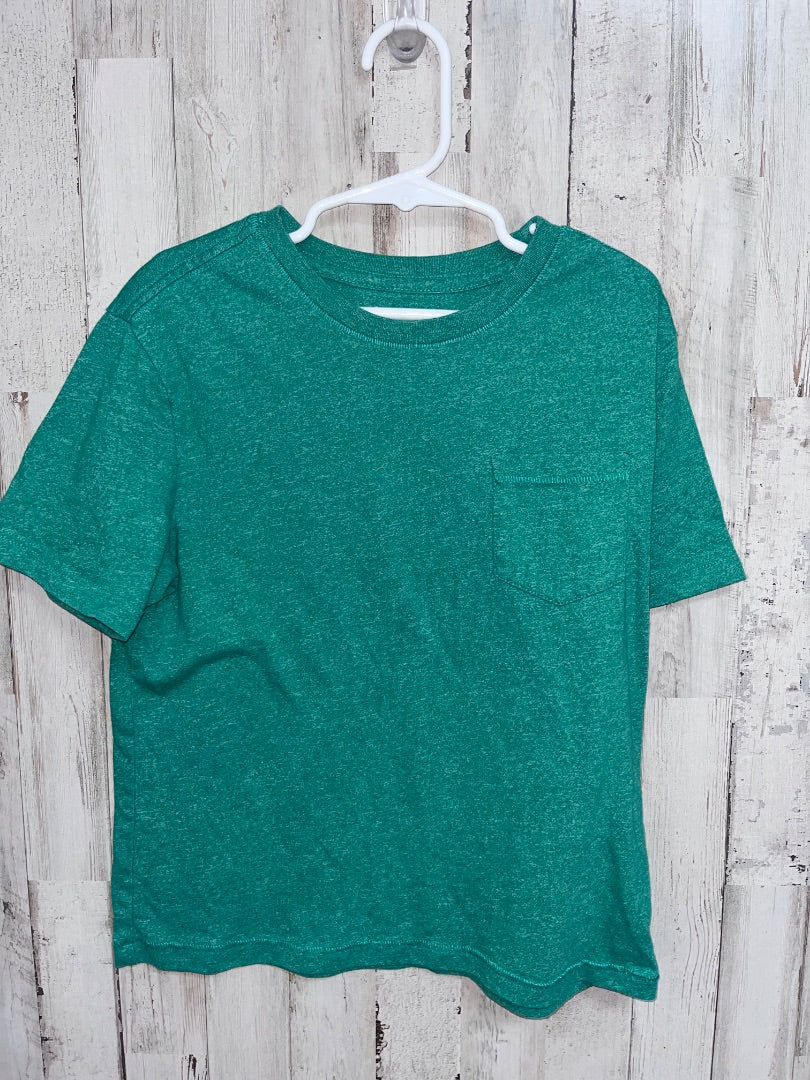 GREEN OLD NAVY POCKET TEE, BOY 6/7