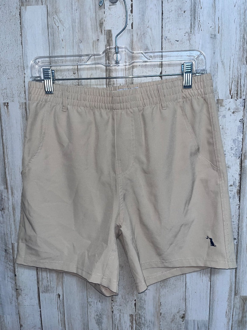TAN LOCAL BOYS DRY FIT SHORTS, BOY 16/18
