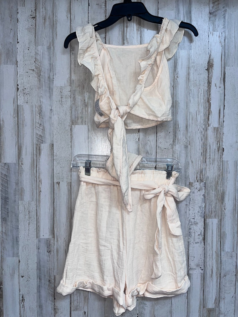 BEIGE SHEIN MUSLIN 2PC SET, LADIES S