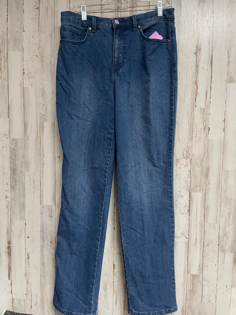 DENIM GLORIA VANDERBILT SZ 10 BOOTCUT JEANS, LADIES L