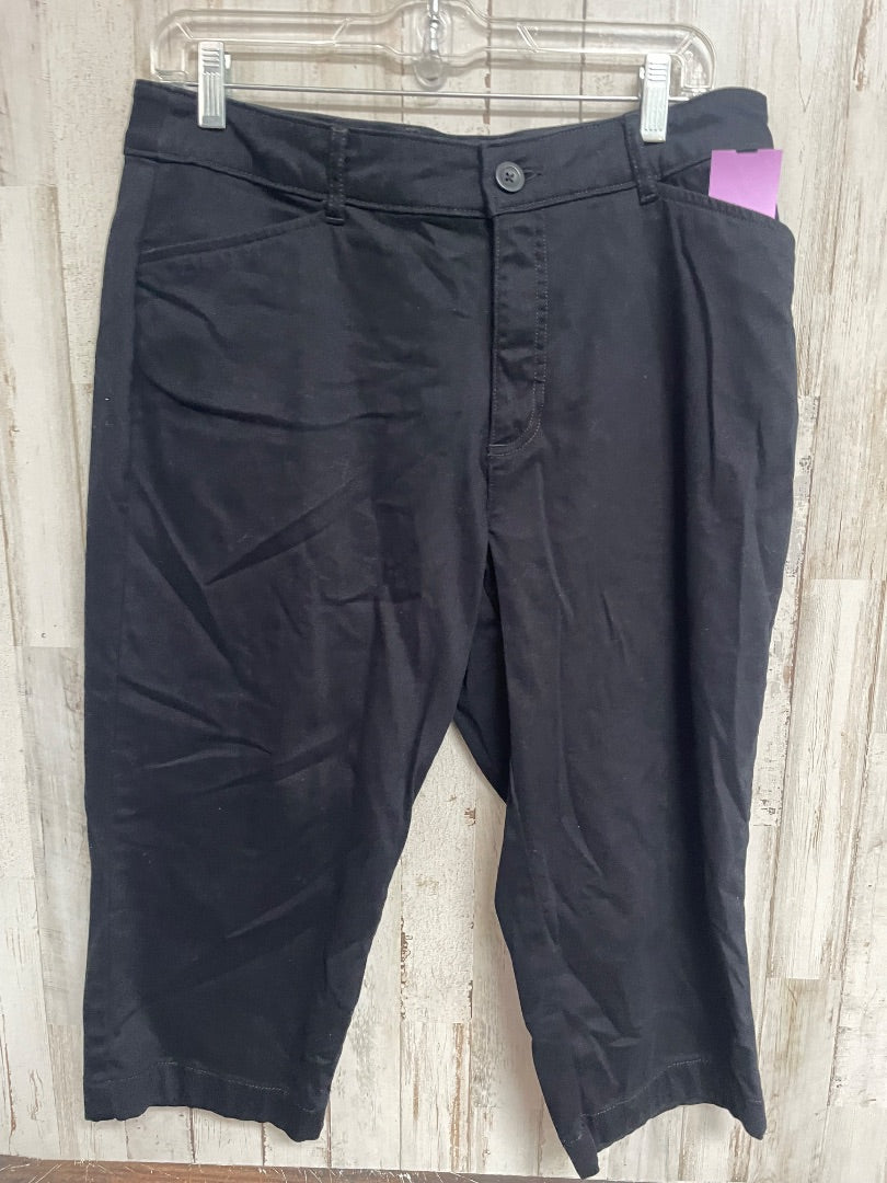BLACK ST JOHN BAY SZ 12 CAPRIS, LADIES L