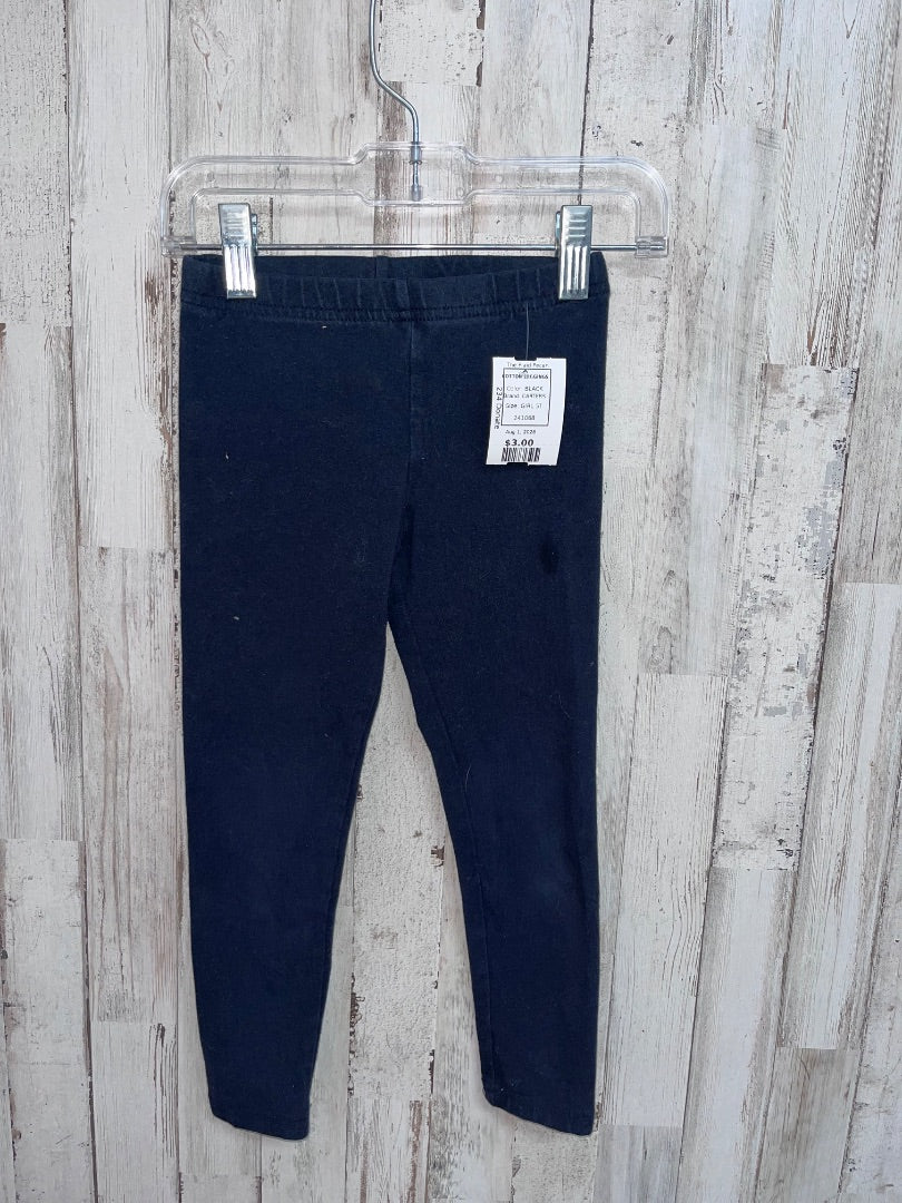 BLACK CARTERS COTTON LEGGINGS, GIRL 5T