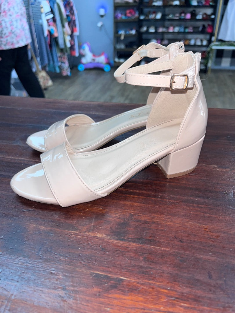 NUDE SUGAR ZIP BACK HEELS, SHOES Y2