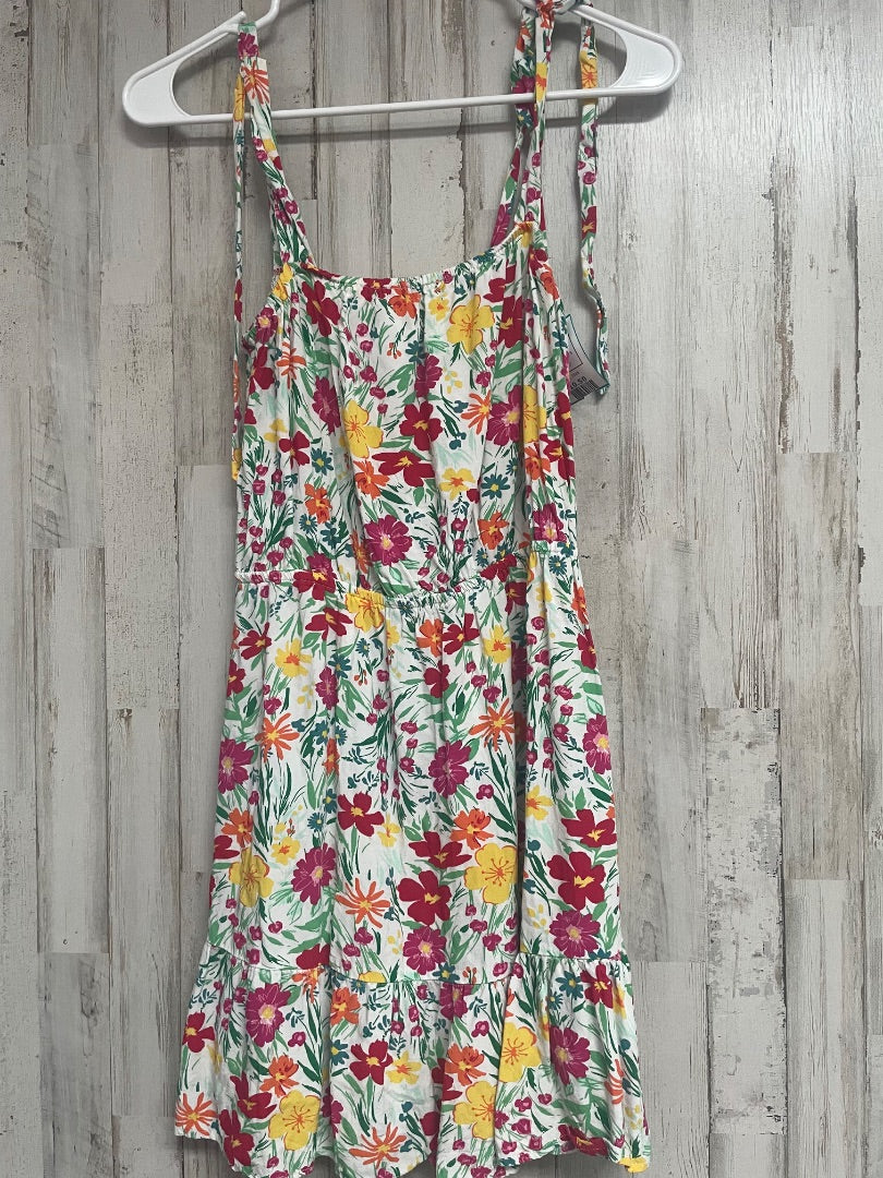 WHITE BEBOP FLORAL TANK DRESS, LADIES S