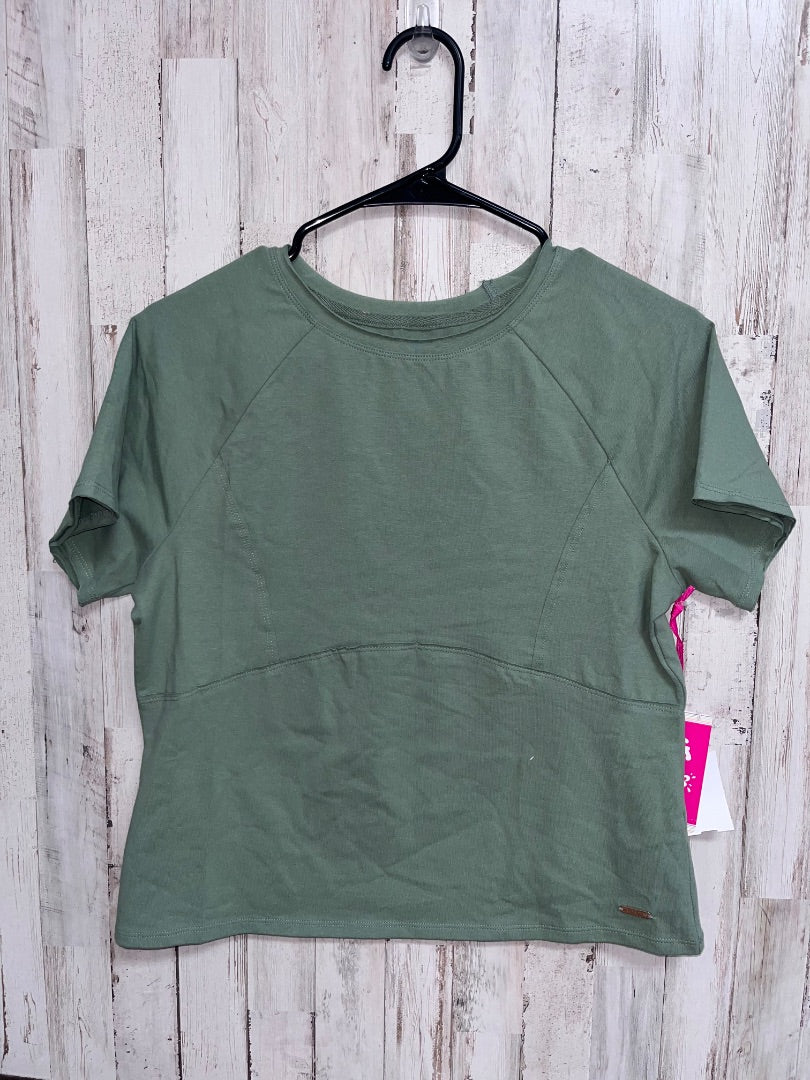 OLIVE JUSTICE NEW STRETCH RAW EDGE TEE, GIRL 16 PLUS
