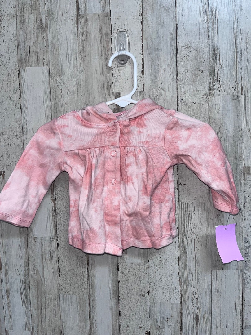 PINK CARTERS DYE JACKET, GIRL 3M