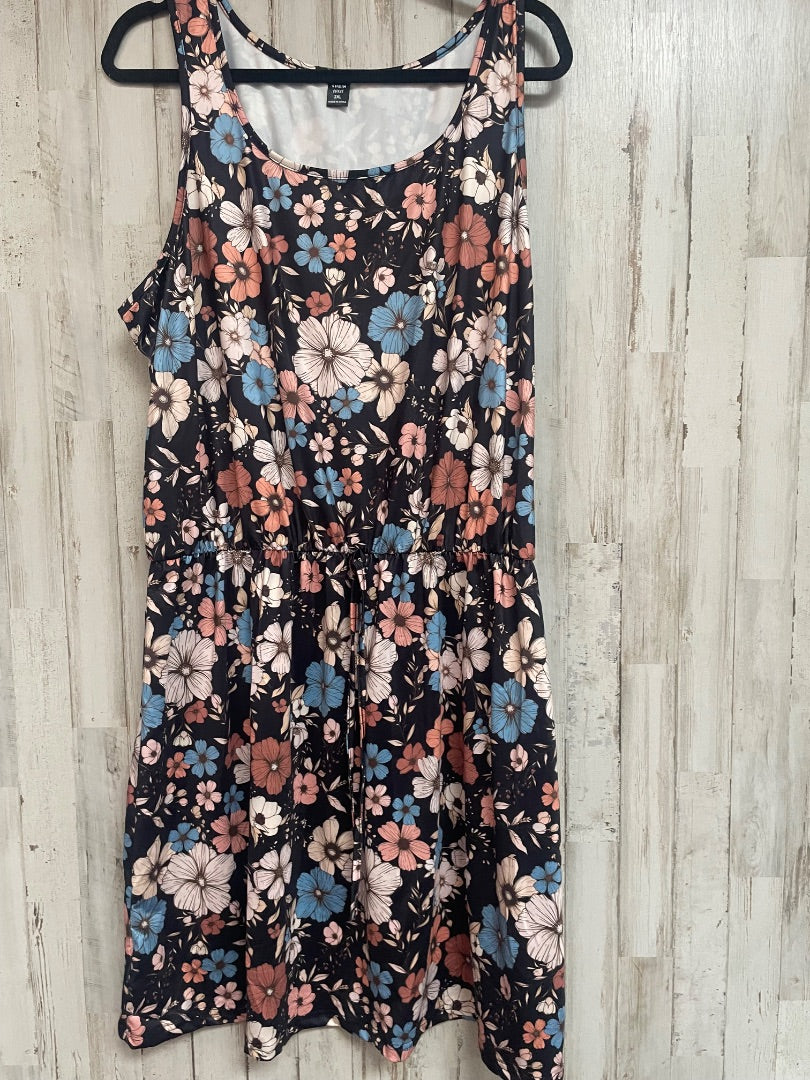 BLACK SHEIN BABYDOLL DRESS, LADIES 2X