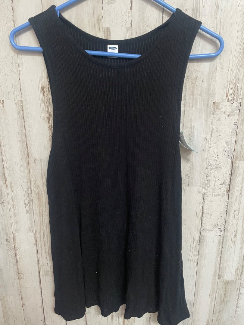 BLACK OLD NAVY RIBBED TANK, LADIES M