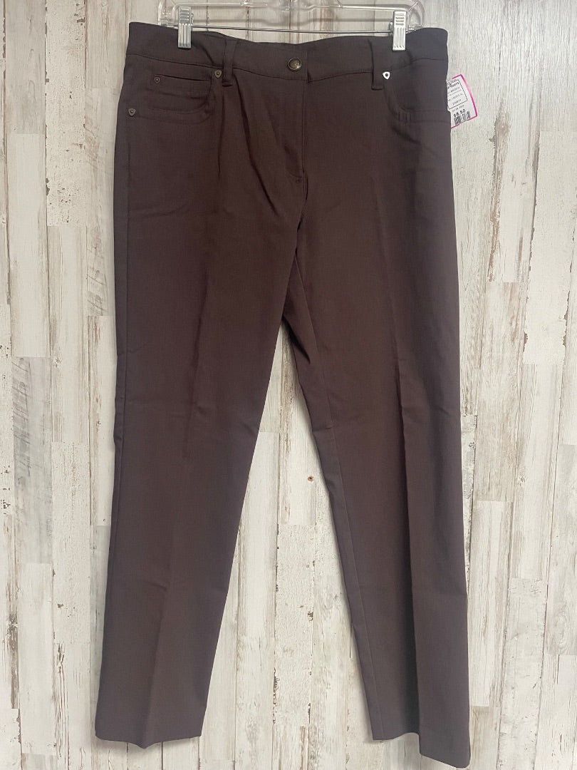 BROWN NEW DIRECTIONS SZ 14P PANTS, LADIES XL