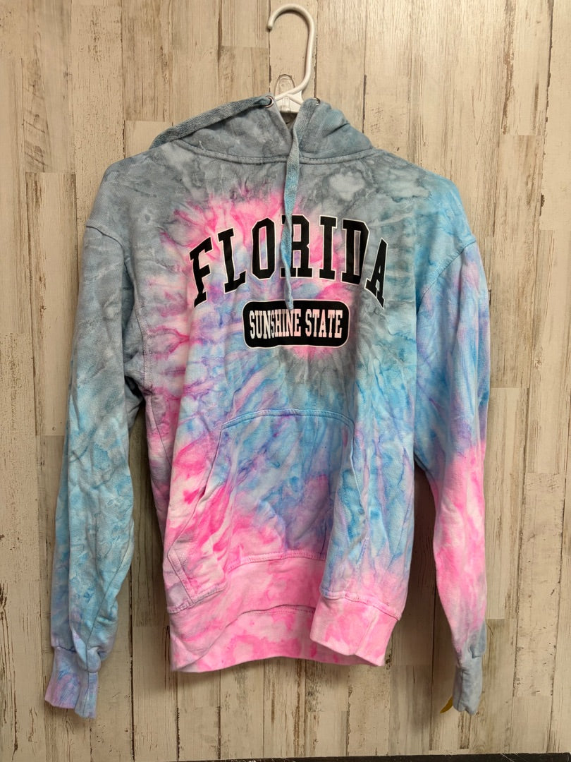 PURPLE AJ FLORIDA DYE HOODIE, LADIES S