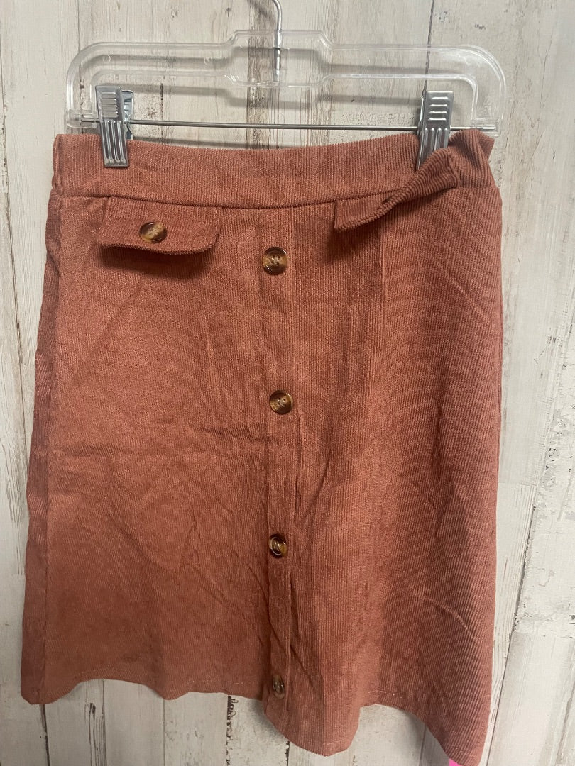 TAN BOUTIQUE CORDUORY BUTTON SKIRT, GIRL 9