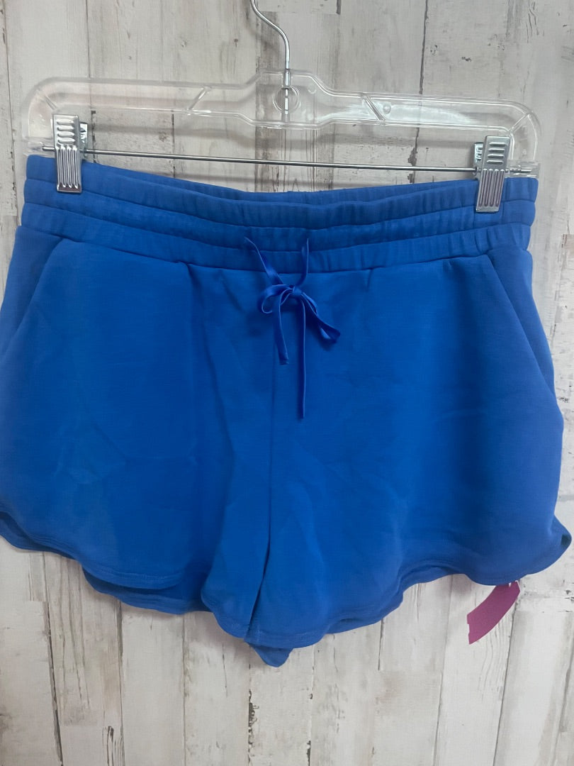 BRIGHT BLUE COPPER KEY BUTTER SOFT DRAWSTRING SHORTS, LADIES M