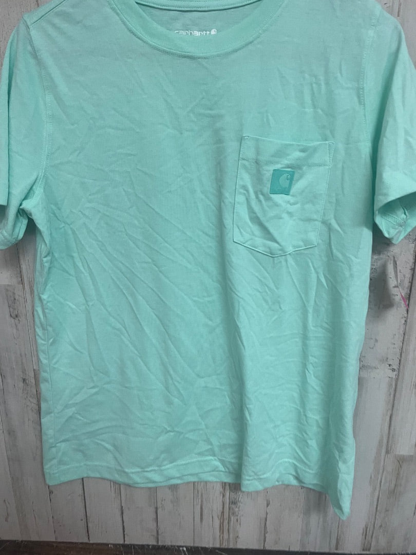 MINT CARHARTT RELAXED FIT POCKET TEE, LADIES M