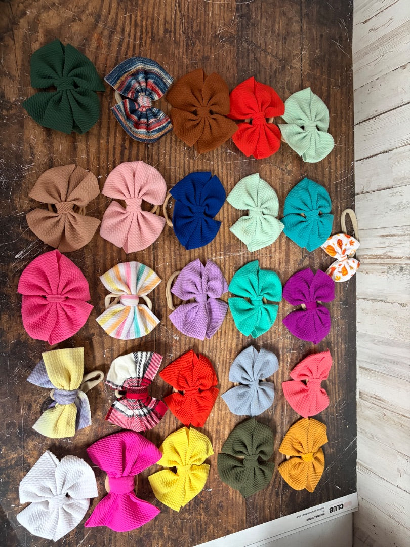 MULTI 26 PC BOW HEADBAND SET
