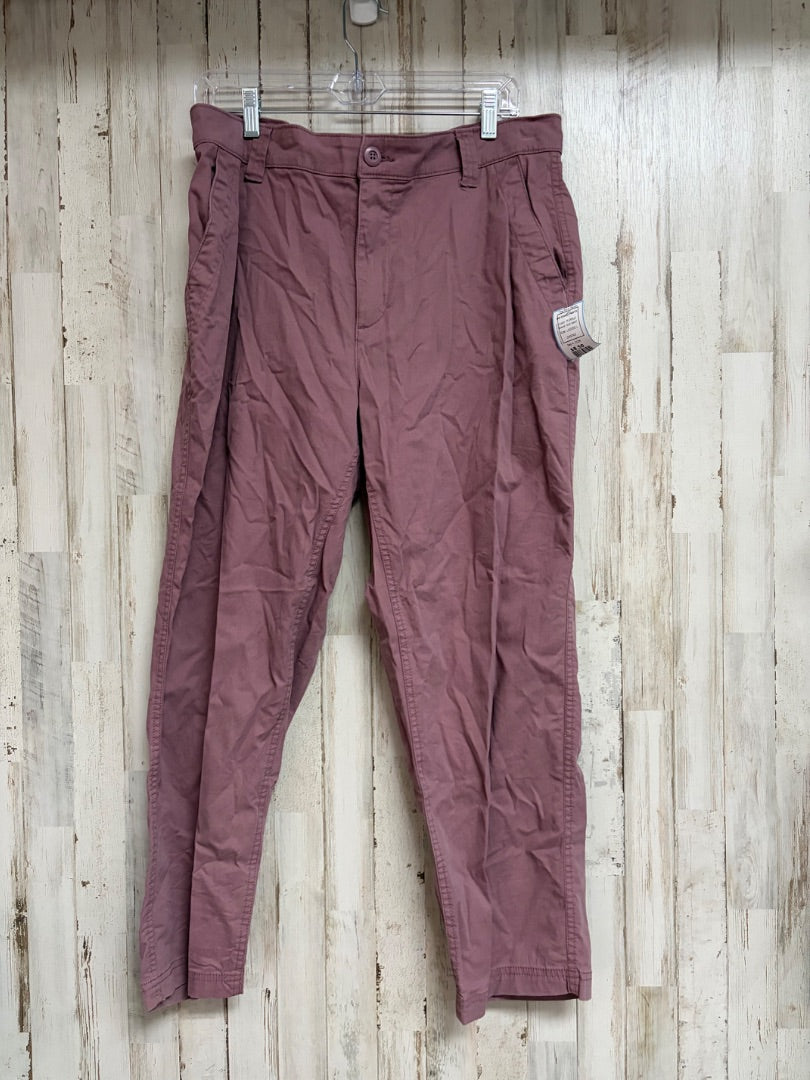 PURPLE OLD NAVY OG CHINO PANTS, LADIES L