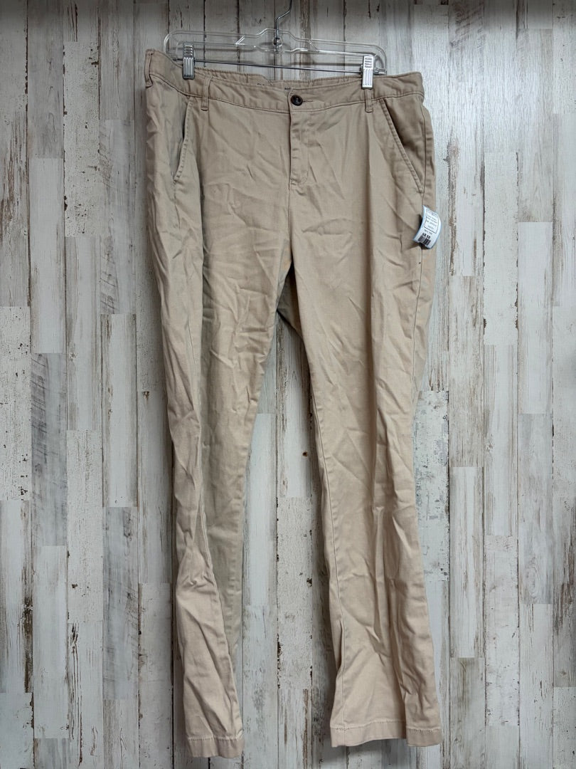KHAKI OLD NAVY SZ 14 STRETCH BOOTCUT PANTS, LADIES XL