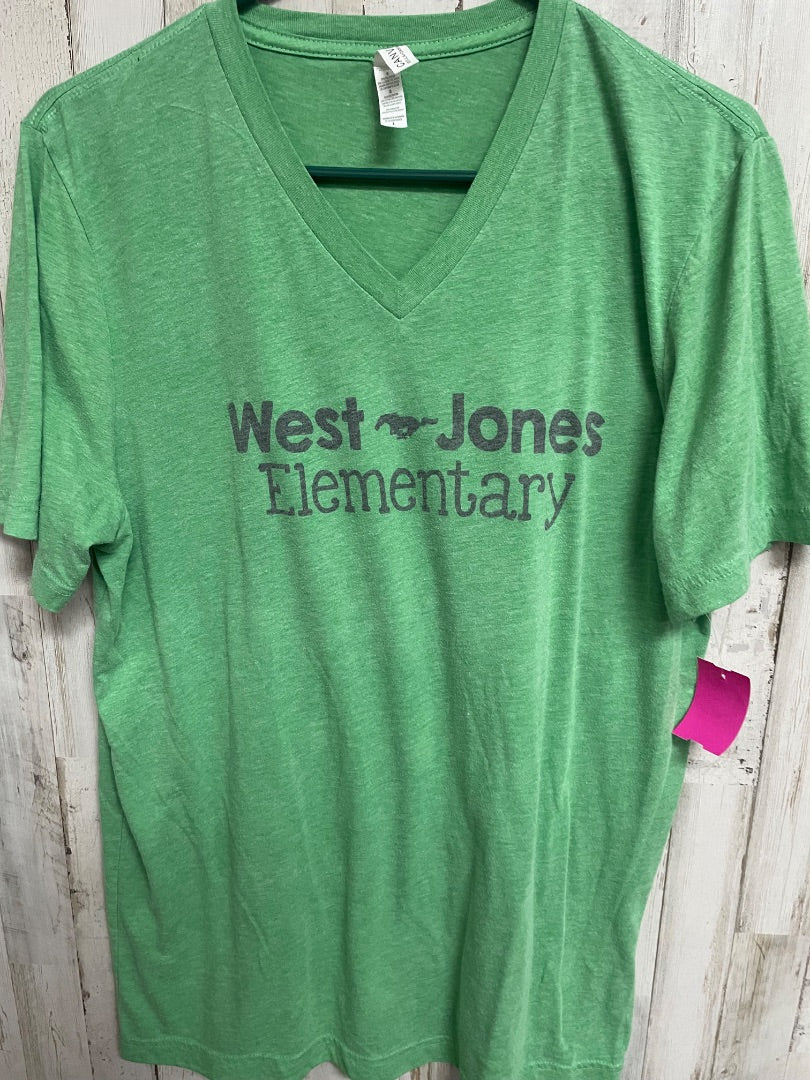 GREEN BELLA WEST JONES ELEMENTARY TEE, LADIES L