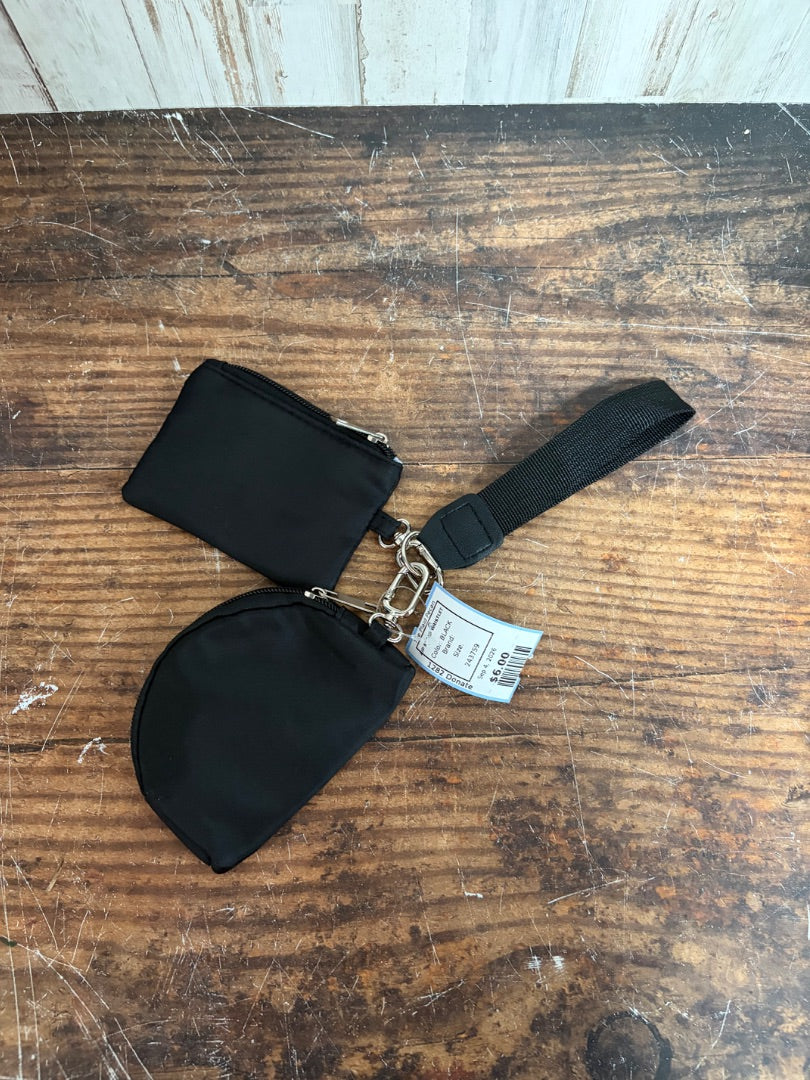 BLACK ZIP STRAP WRISTLET
