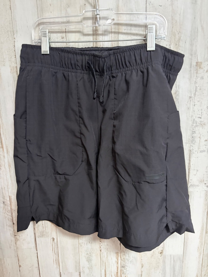 BLACK ATHLETIC WORKS DRY FIT SHORTS, BOY 10/12 HUSKY