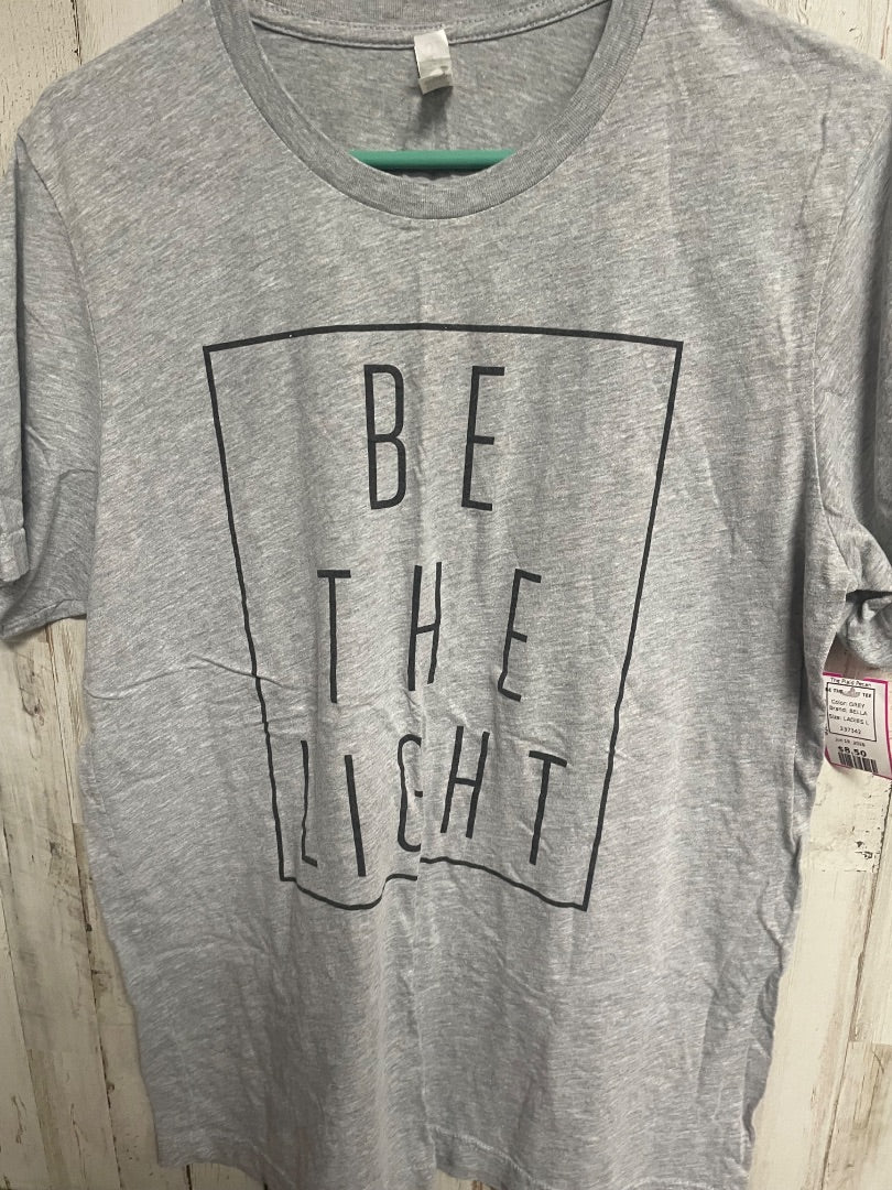 GREY BELLA BE THE LIGHT TEE, LADIES L