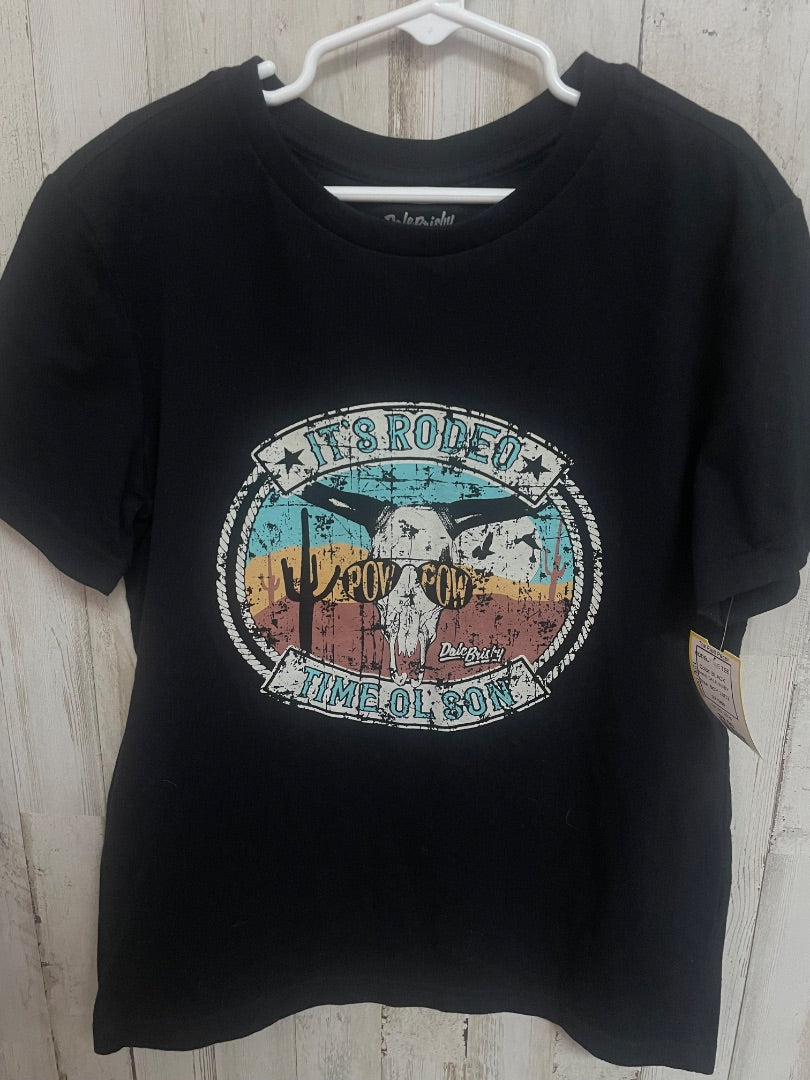 BLACK DALE BISBY RODEO TIME TEE, BOY 10/12