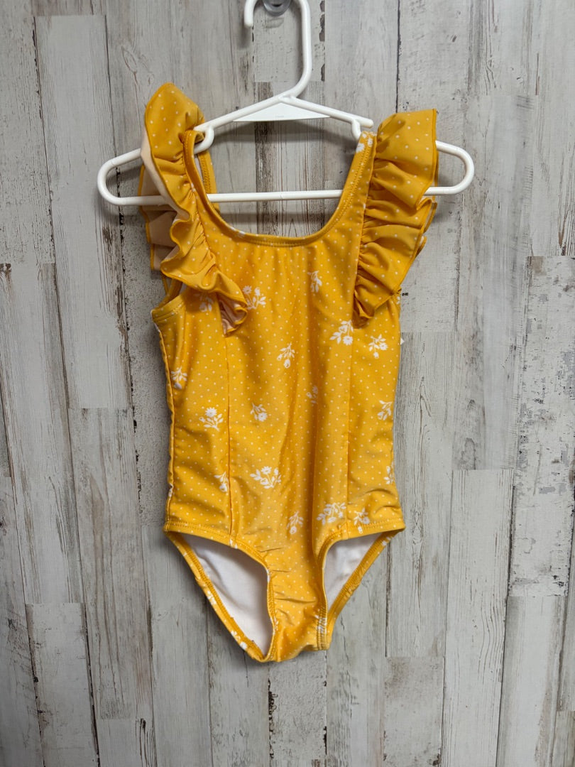 MUSTARD CAT & JACK FLORAL DOT SWIM, GIRL 3T
