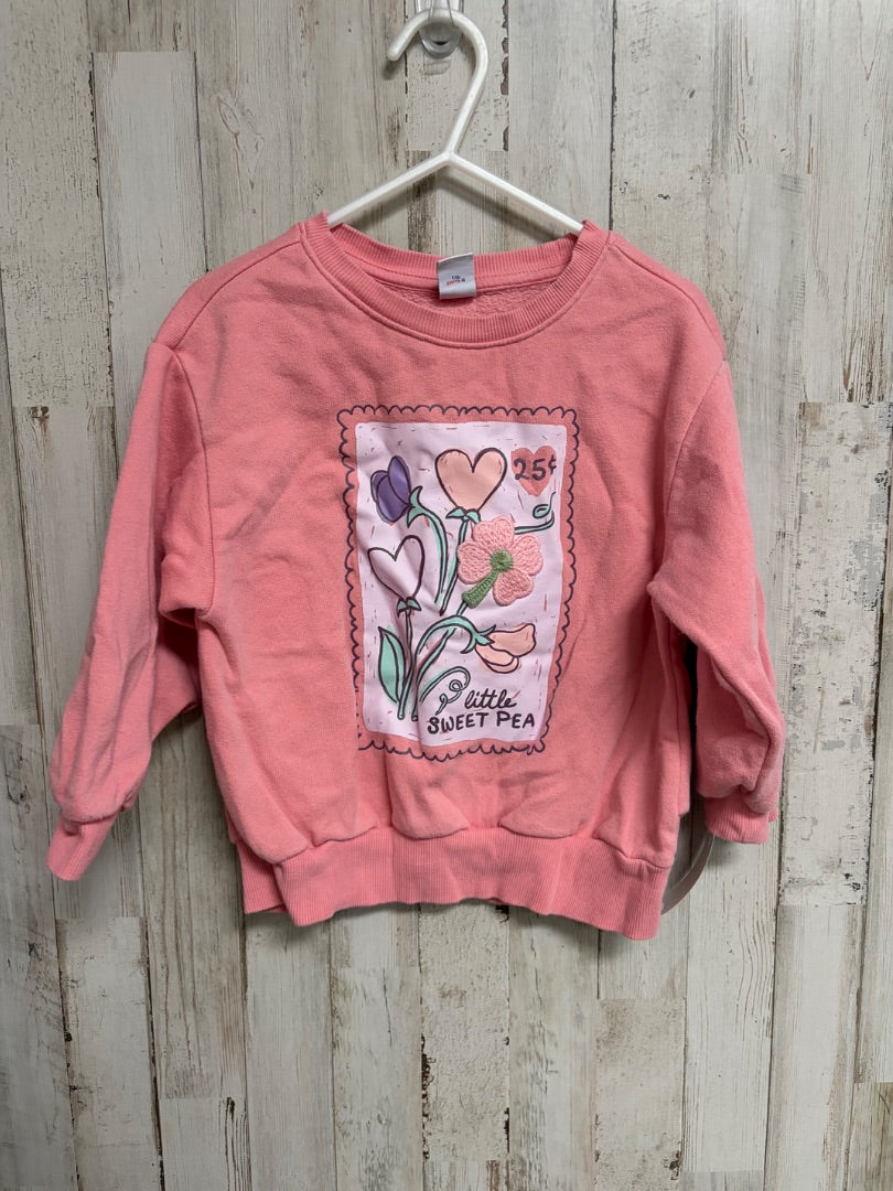 PINK OLD NAVY LITTLE SWEET PEA SWEATSHIRT, GIRL 3T