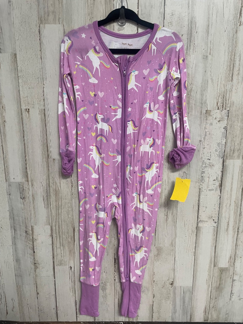 PURPLE LITTLE SLEEPIES UNICORN SLEEPER, GIRL 12-18M