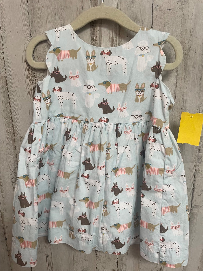 MINT JAMES & LOTTIE PUPPY PRINT DRESS, GIRL 2T