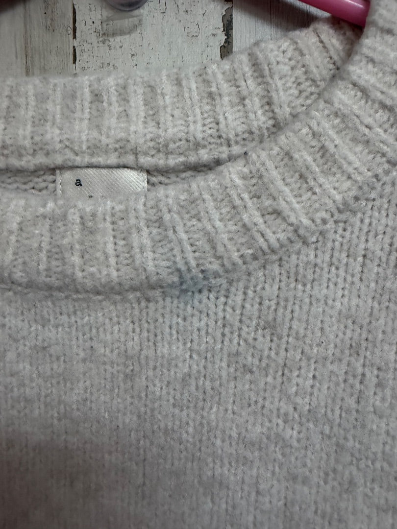 BEIGE A NEW DAY BOW SWEATER, LADIES S