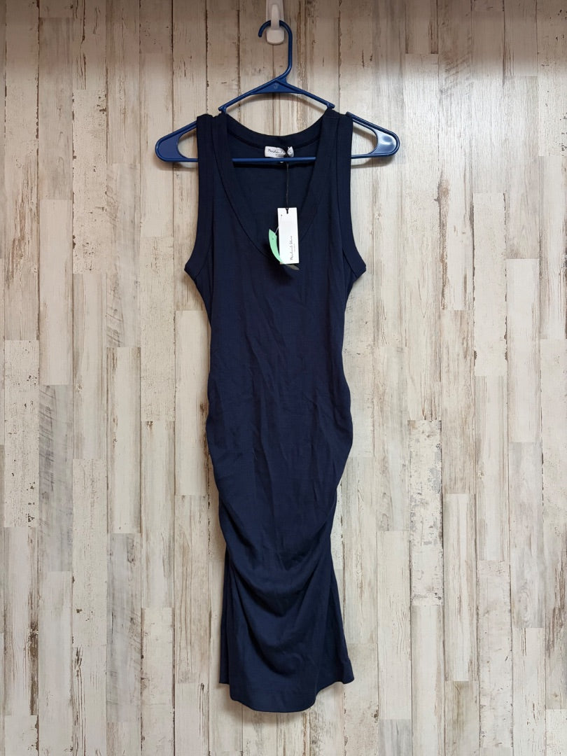 NAVY MICHAEL STARS NEW RIBBED TANK DRESS, LADIES M