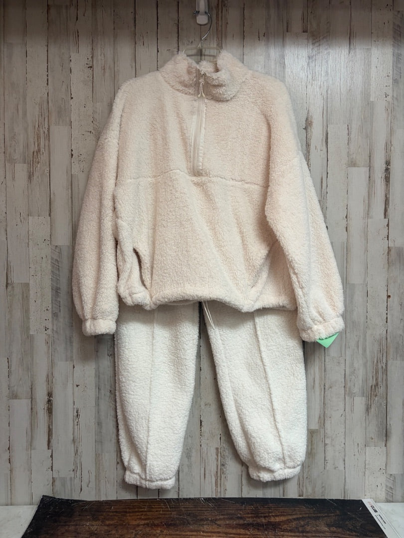 IVORY NO BO SHERPA 2PC SET, LADIES M/L