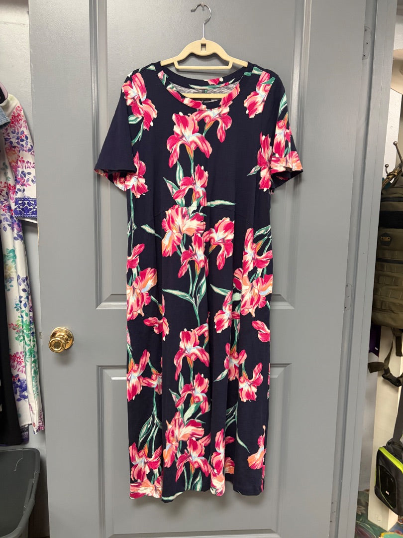 NAVY LANE BRYANT 14/16 FLORAL MAXI, LADIES XL